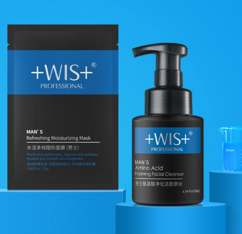 WIS男士氨基酸净化洁面摩丝